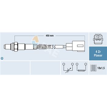 sondas lambda - Sonda Lambda FAE 77457