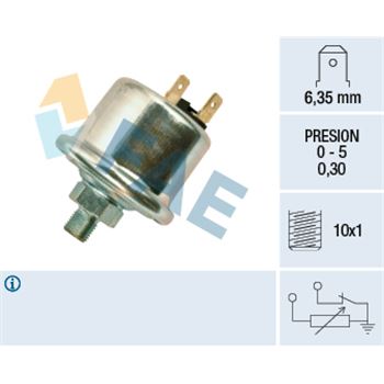 sistema electrico del motor - Sensor, presión de aceite FAE 14740