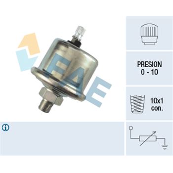 sistema electrico del motor - Sensor, presión de aceite FAE 14060