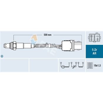 sondas lambda - Sonda Lambda FAE 75135