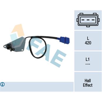 sistema electrico del motor - Sensor, posición arbol de levas FAE 79105