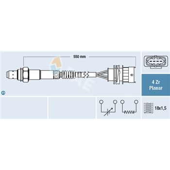 sondas lambda - Sonda Lambda FAE 77526