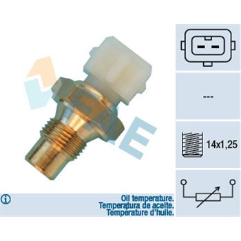 sistema electrico del motor - Sensor, temperatura del aceite FAE 33660