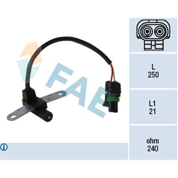 sistema electrico del motor - Generador de impulsos, cigüeñal FAE 79020