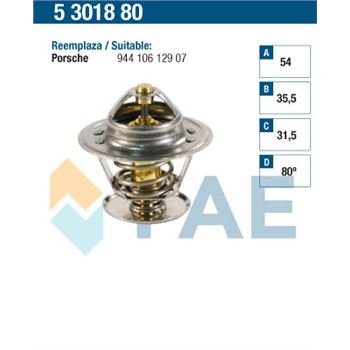 termostato - Termostato, refrigerante FAE 5301880