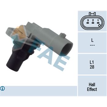 sistema electrico del motor - Sensor, posición arbol de levas FAE 79347