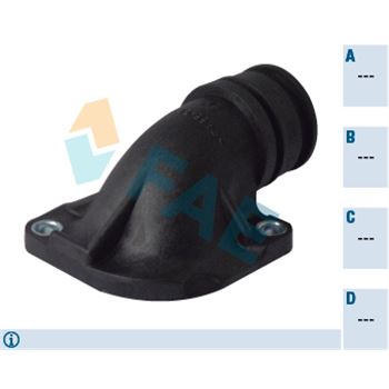 bridas calefaccion y aire acondicionado - Brida de refrigerante FAE 54325