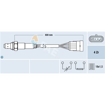 sondas lambda - Sonda Lambda FAE 77220