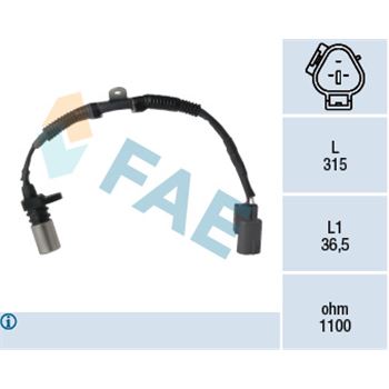 sistema electrico del motor - Generador de impulsos, cigüeñal FAE 79299