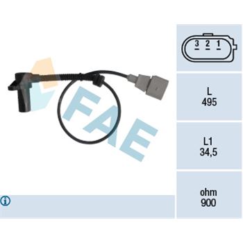 sistema electrico del motor - Generador de impulsos, cigüeñal FAE 79311