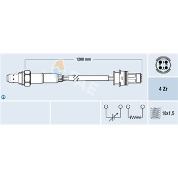 sondas lambda - Sonda Lambda FAE 77276