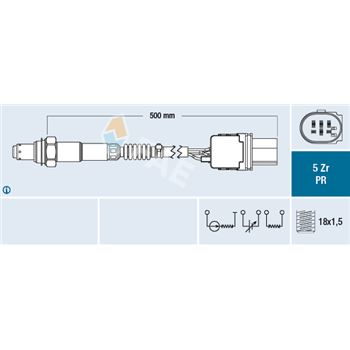 sondas lambda - Sonda Lambda FAE 75110