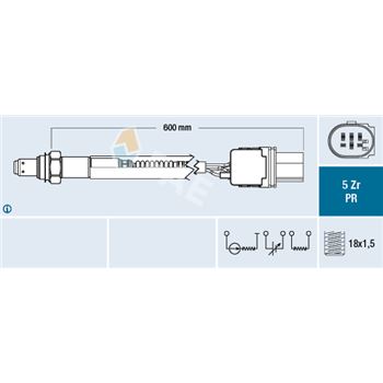 sondas lambda - Sonda Lambda FAE 75109