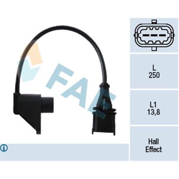 sistema electrico del motor - Sensor, posición arbol de levas FAE 79232