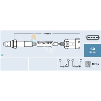 sondas lambda - Sonda Lambda FAE 77623
