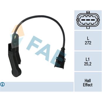 sistema electrico del motor - Sensor, posición arbol de levas FAE 79138