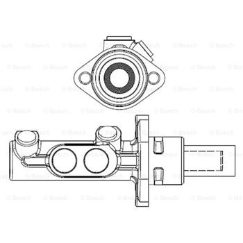 cilindro principal frenado - Cilindro principal de freno BOSCH F026003942