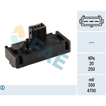 sistema electrico del motor - Sensor, presión colector de admisión FAE 15003