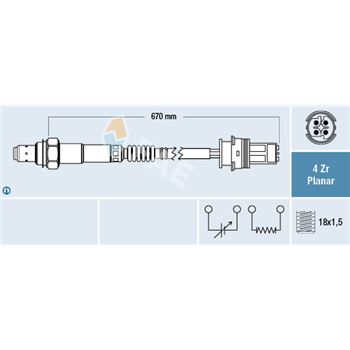 sondas lambda - Sonda Lambda FAE 77328