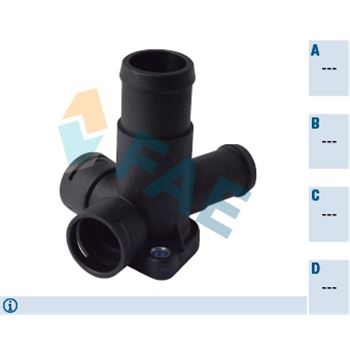 bridas calefaccion y aire acondicionado - Brida de refrigerante FAE 54341