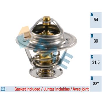 termostato - Termostato, refrigerante FAE 5306688