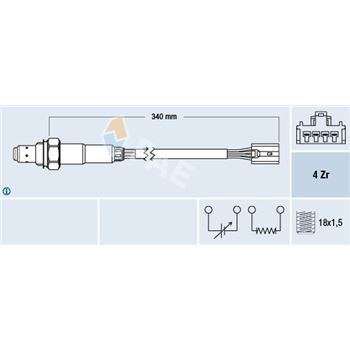 sondas lambda - Sonda Lambda FAE 77388