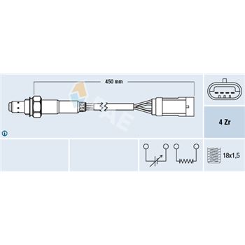 sondas lambda - Sonda Lambda FAE 77207