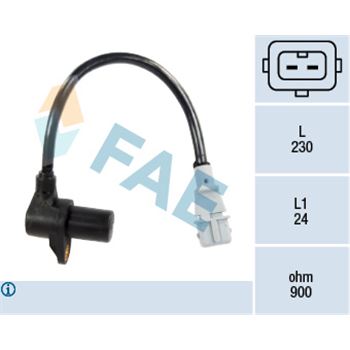 sistema electrico del motor - Generador de impulsos, cigüeñal FAE 79127