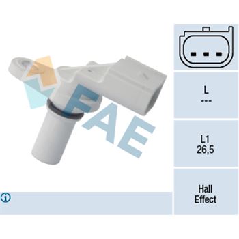 sistema electrico del motor - Sensor, posición arbol de levas FAE 79246