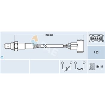 sondas lambda - Sonda Lambda FAE 77389