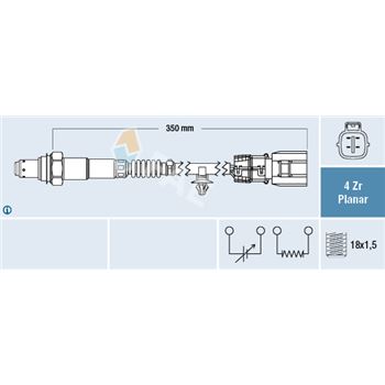 sondas lambda - Sonda Lambda FAE 77635