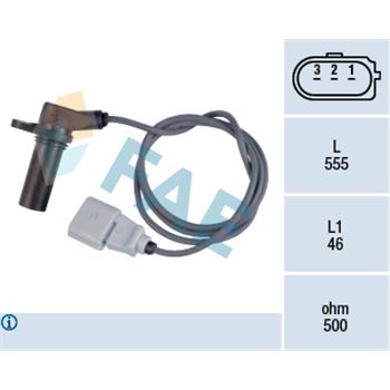 sistema electrico del motor - Generador de impulsos, cigüeñal FAE 79132