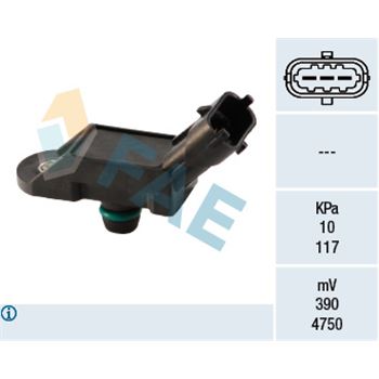 sistema electrico del motor - Sensor, presión colector de admisión FAE 15021