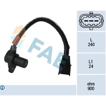 sistema electrico del motor - Generador de impulsos, cigüeñal FAE 79356