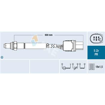 sondas lambda - Sonda Lambda FAE 75125