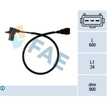 sistema electrico del motor - Generador de impulsos, cigüeñal FAE 79011