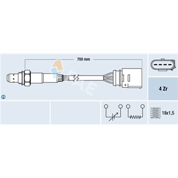 sondas lambda - Sonda Lambda FAE 77205