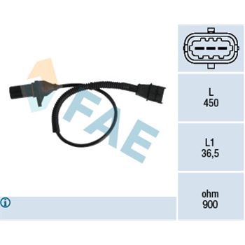 sistema electrico del motor - Generador de impulsos, cigüeñal FAE 79333