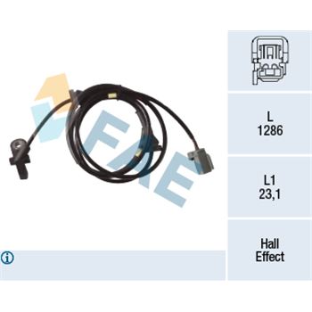 regulacion de dinamica de conduccion - Sensor, revoluciones de la rueda FAE 78287