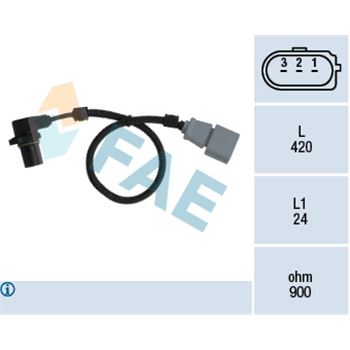 sistema electrico del motor - Generador de impulsos, cigüeñal FAE 79199