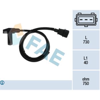 sistema electrico del motor - Generador de impulsos, cigüeñal FAE 79213