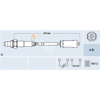 sondas lambda - Sonda Lambda FAE 77326