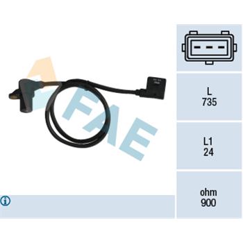 sistema electrico del motor - Generador de impulsos, cigüeñal FAE 79038