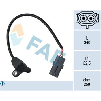 sistema electrico del motor - Generador de impulsos, cigüeñal FAE 79185