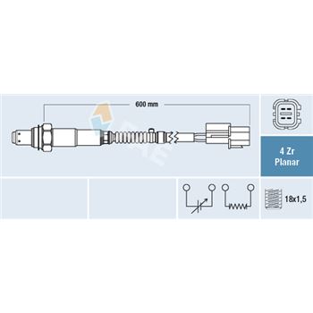 sondas lambda - Sonda Lambda FAE 77655
