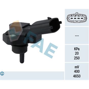 sistema electrico del motor - Sensor, presión colector de admisión FAE 15094