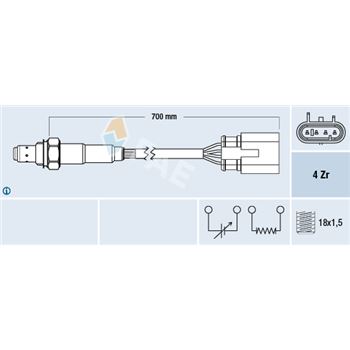 sondas lambda - Sonda Lambda FAE 77587