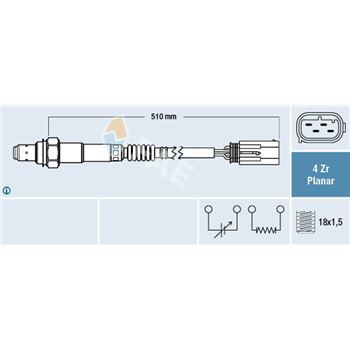 sondas lambda - Sonda Lambda FAE 77428