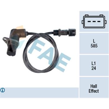 sistema electrico del motor - Generador de impulsos, cigüeñal FAE 79103