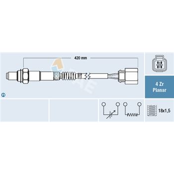 sondas lambda - Sonda Lambda FAE 77288